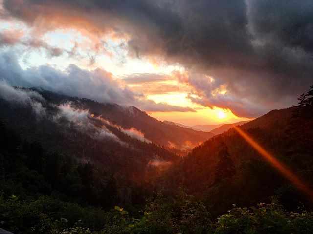 #tennessee #mountains #sunset
