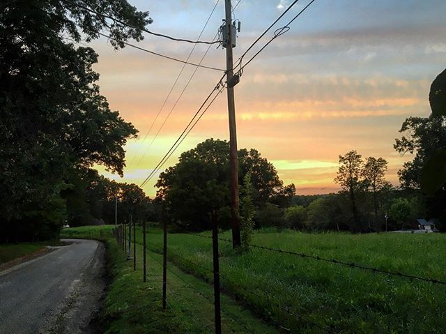 Last Tennessee sunset for a while #tennessee #summer #sunset