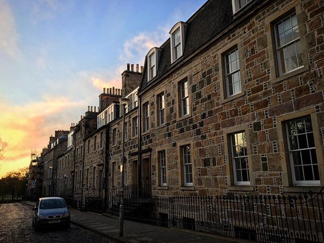 Friday sunrise over George Square…