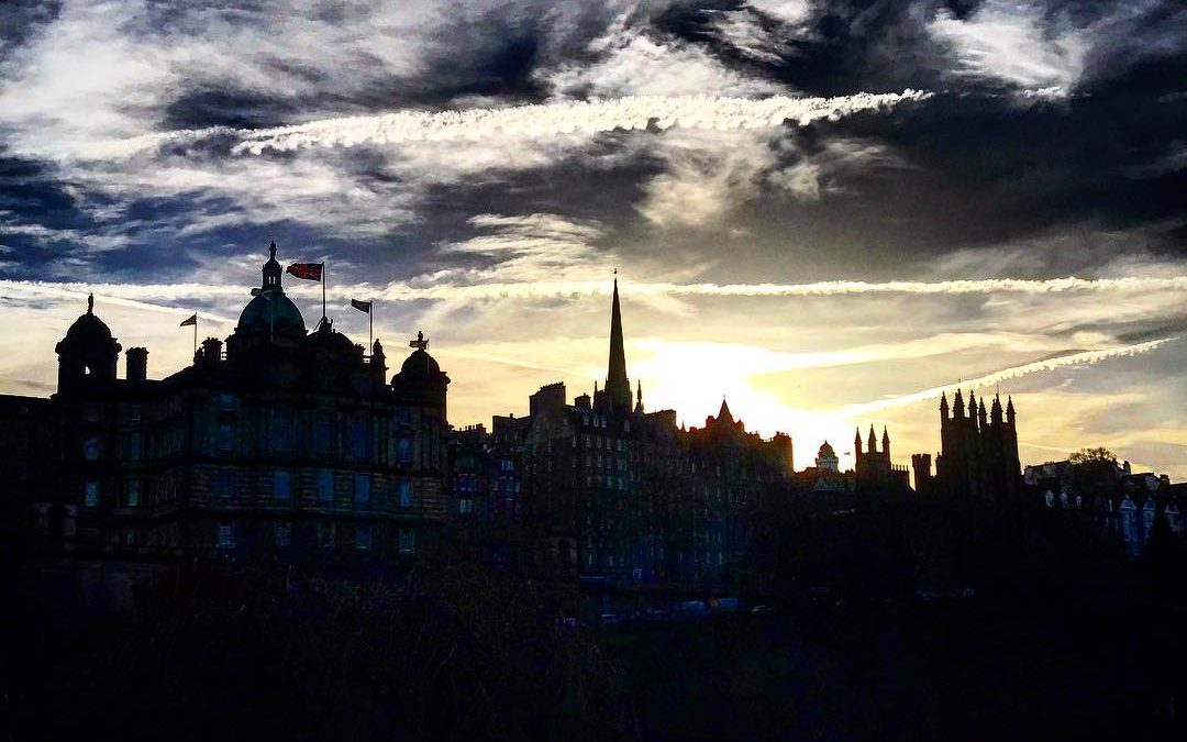 #sunset #edinburgh
